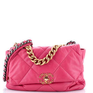 Chanel 19 Flap Bag Quilted Leather #186463C56B